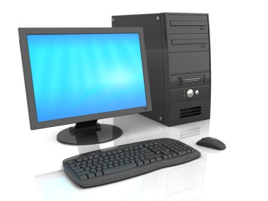 Desktop computer clipart