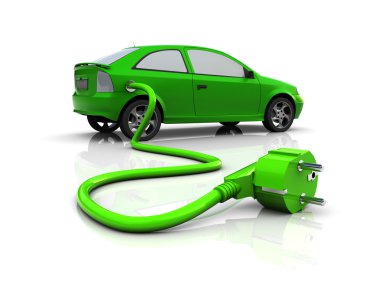 Electric car clipart