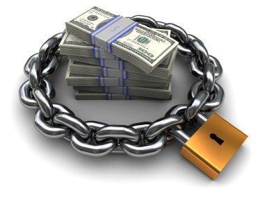 Protected money clipart