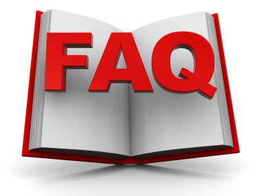 Faq book clipart