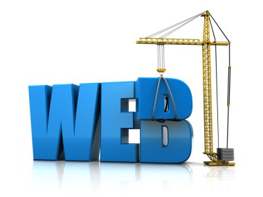 Web construction clipart