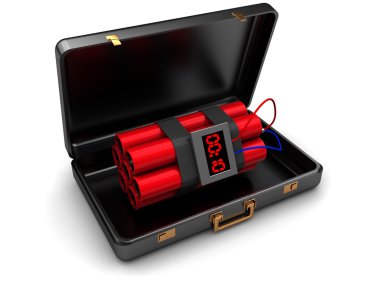 Bomb in case clipart