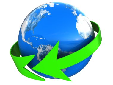 Earth turn clipart