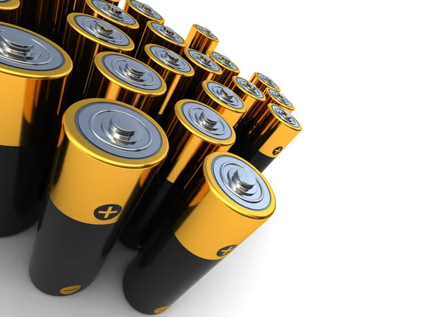 Batteri bakgrund — Stockfoto