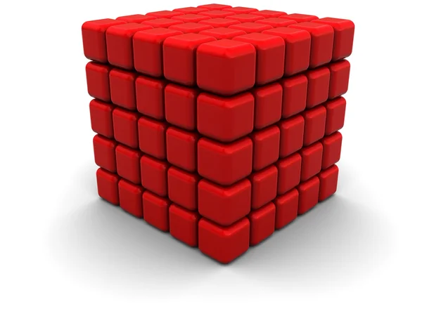 Анотація куб — стокове фото