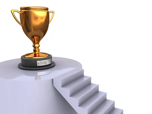 Stairway to trophy — Stock Photo, Image