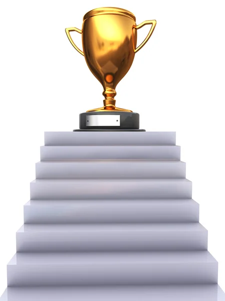 Stairway to trophy — Stock Photo, Image