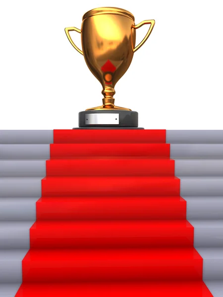 Лестница к трофею — стоковое фото