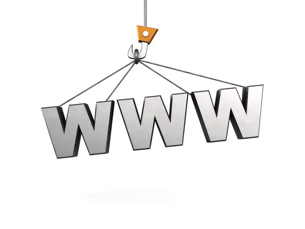 Символ веб-строительства — стоковое фото