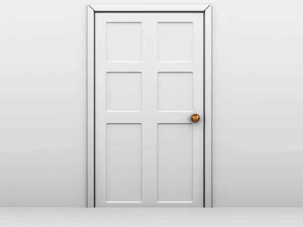 Закрытая дверь — стоковое фото