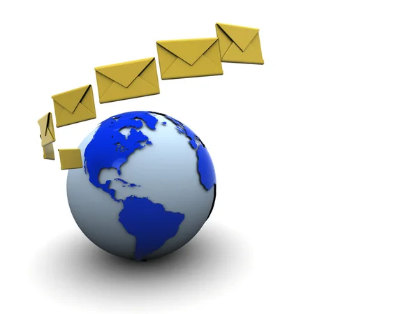 E-posta arka planı — Stok fotoğraf