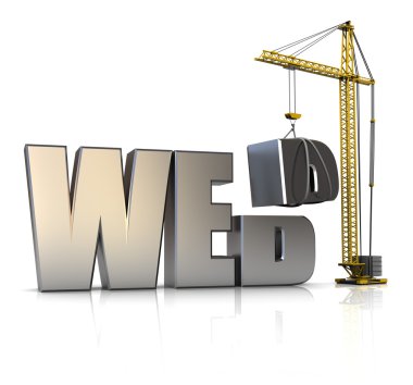 Web building clipart