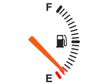 Fuel gauge clipart