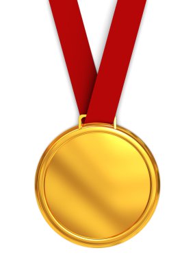 Golden medal clipart