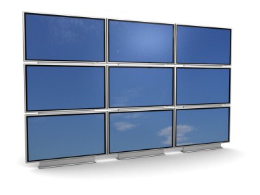 Tv wall clipart