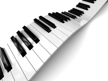 Piano background clipart