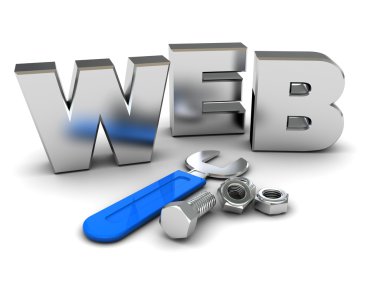 Web building clipart