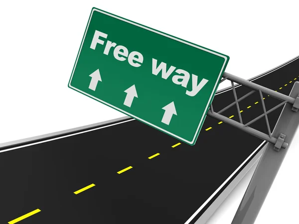 Free way — Stock Photo, Image