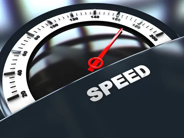 Indicatore di velocità — Foto Stock