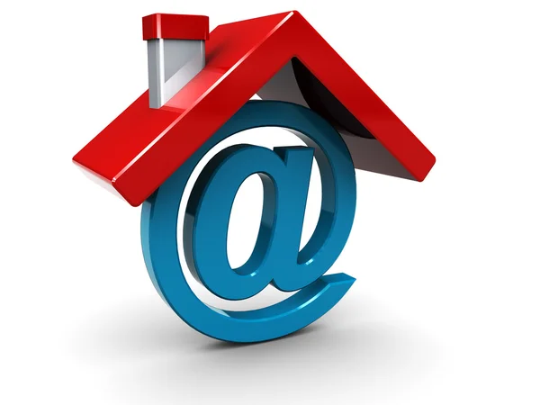 stock image Home email