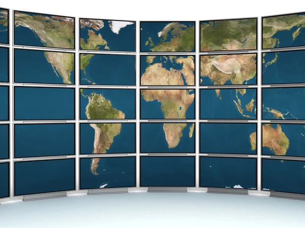 stock image Tv wall