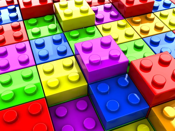 Puzzle Spielzeug Hintergrund — Stockfoto