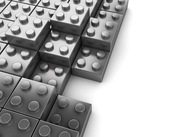 Puzzle blocks background — Stock Photo, Image