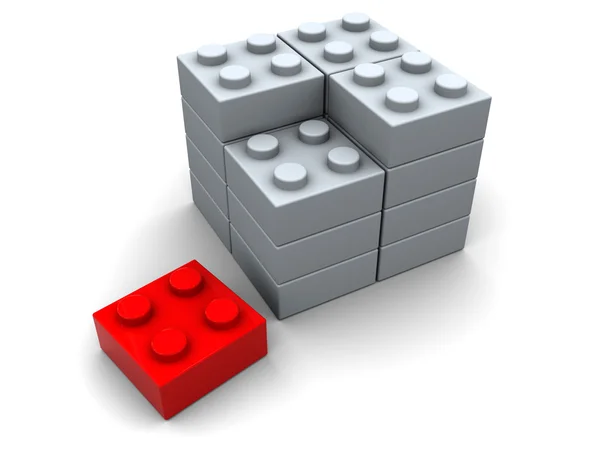 Puzzle-Block — Stockfoto