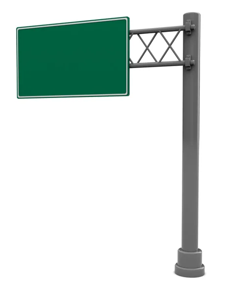 Road sign isolated — Stock Photo, Image