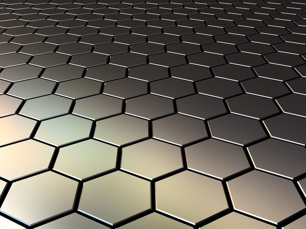 Abstract 3d illustration of steel pattern background
