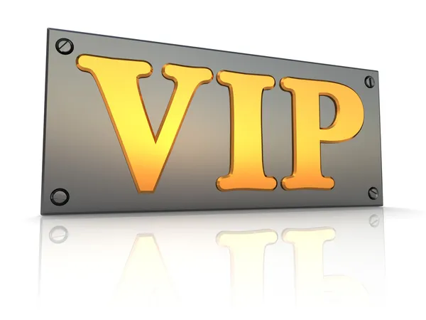 Znak dla VIP-ów — Zdjęcie stockowe