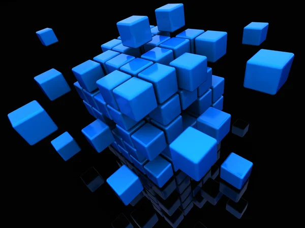 Abstracte kubus structuur — Stockfoto