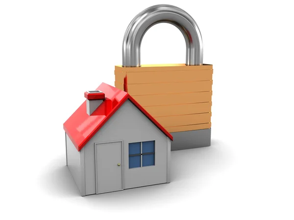 Beschermde huis — Stockfoto