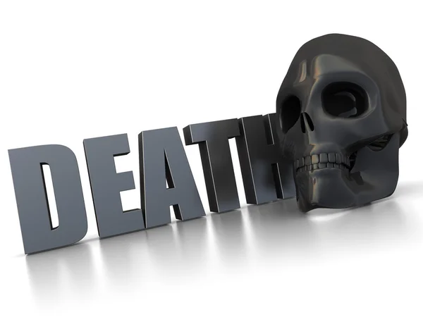 Znak śmierć — Zdjęcie stockowe
