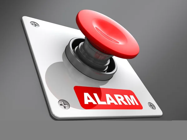 Alarm düğmesi — Stok fotoğraf