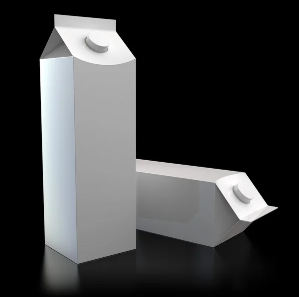 Milk packs — Stock Photo, Image