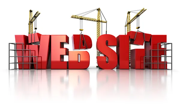 Web bouw — Stockfoto
