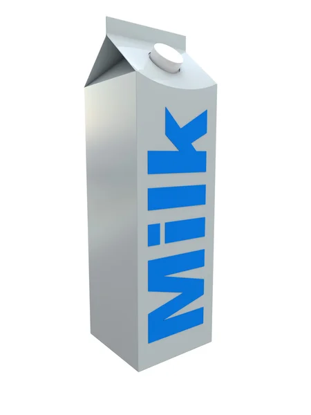 Пакет молока — стоковое фото