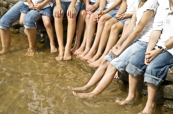 stock image Children at the Water