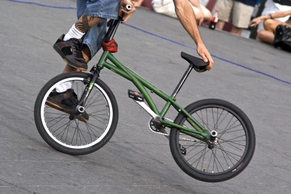 Stunt bicicleta — Foto de Stock