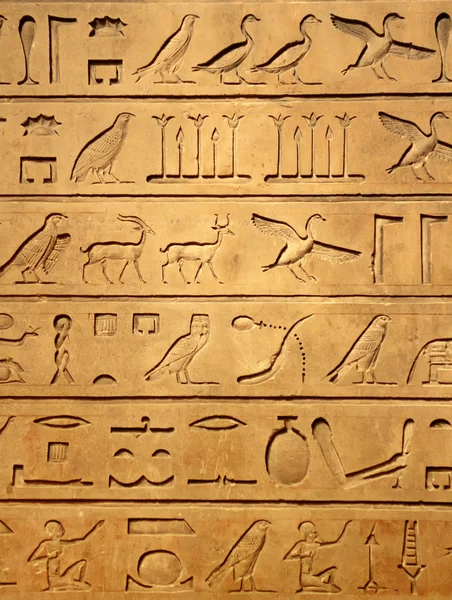 Geroglifici egiziani — Foto Stock
