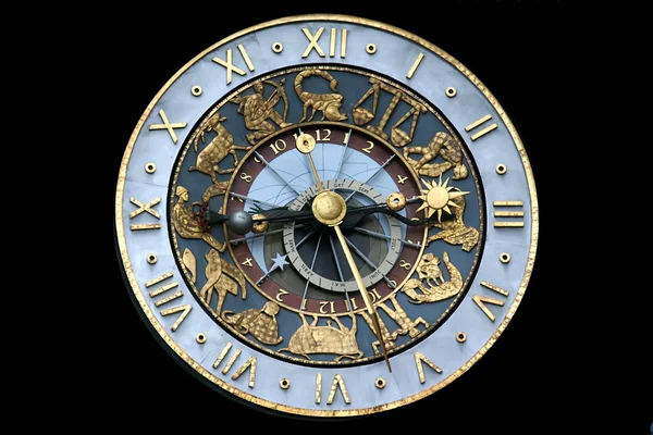 Astrologické hodiny — Stock fotografie