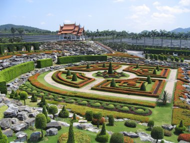 Tayland, pattaya. nong nuch, Botanik Bahçesi.