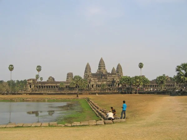 Camboya, templo budista Angkor Wat —  Fotos de Stock