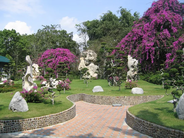 Thailand, pattaya. Park av antika stenar. — Stockfoto