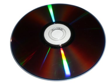 CD DVD a disk on a white background.
