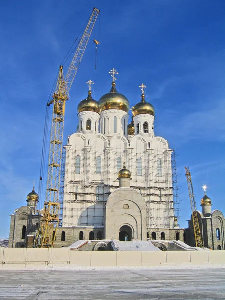Kościół w miejscowości magadan, Federacja Rosyjska. — Zdjęcie stockowe