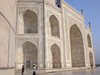 taj mahal, delhi, Hindistan'ın bir yapının parçası.