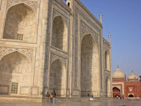 Fragmento de um edifício de Taj Mahal, Delhi, Índia . — Fotografia de Stock