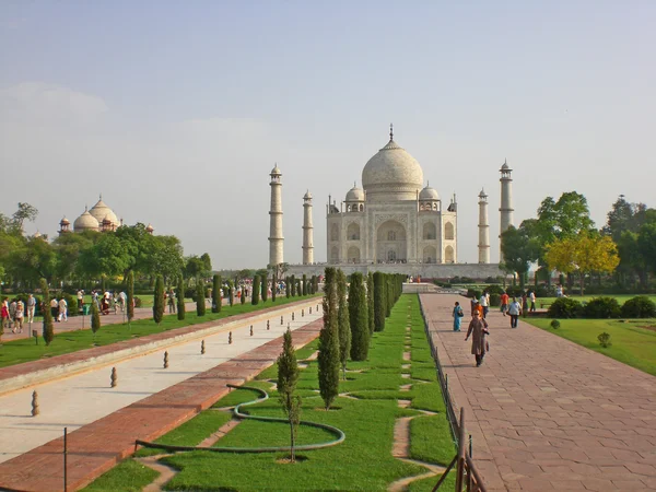 Costruzione di Taj Mahal, Delhi, India . — Foto Stock